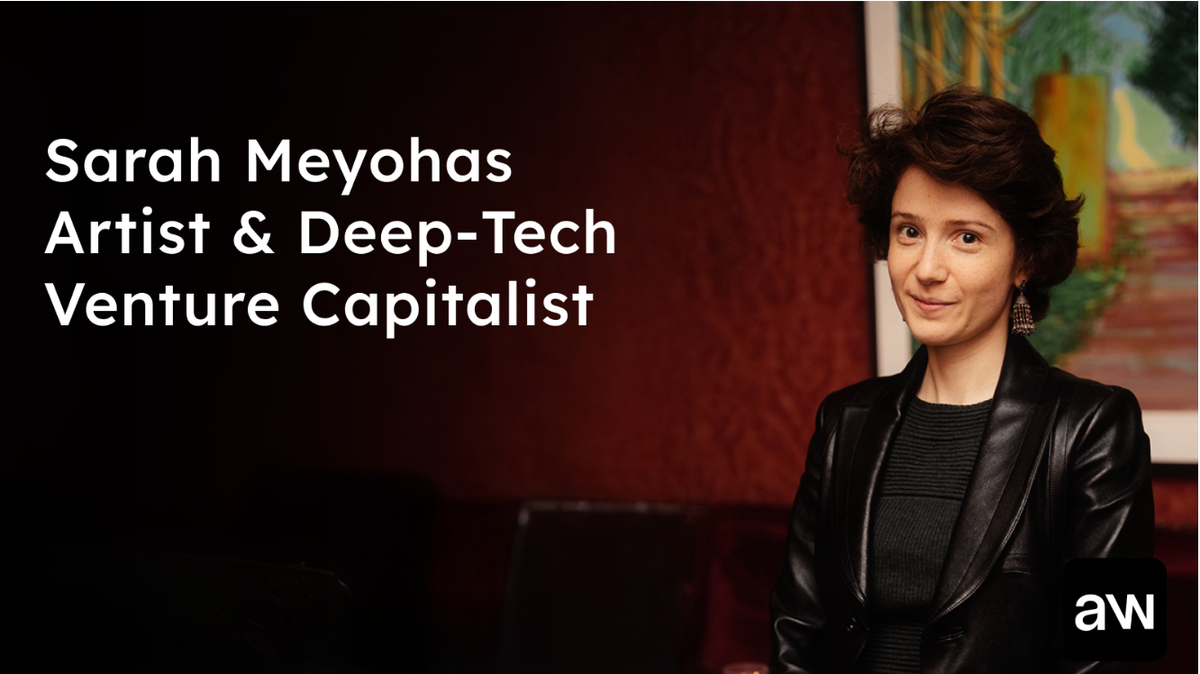 How Artist-Investor Sarah Meyohas is Shaping Her Vision for the AI-Driven Future